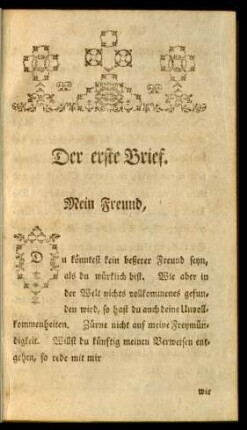 Der erste Brief - Zehenter Brief