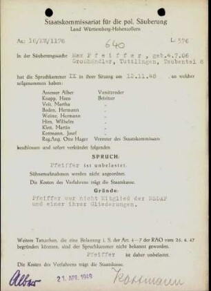 Pfeiffer, Max