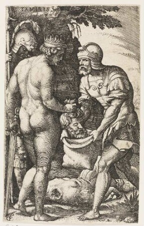 Tomyris mit dem Haupt des Cyrus