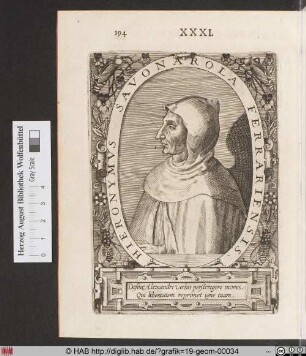 Hieronymus Savonarola.