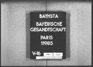 Rennebaum, Wilhelm, von Nürnberg, in Bordeaux, Rückstellung vom Heeresdienst