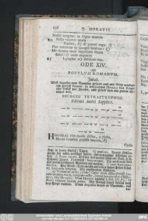 Ode XIV. Ad Populum Romanum.