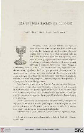 9: Les trésors sacrés de Cologne : dessinés et décrits par Franz Bock