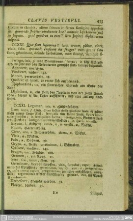 CCXXI. Quae sunt legumina?