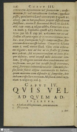 Caput V. Quis Vel Ad Quem Adpelletur