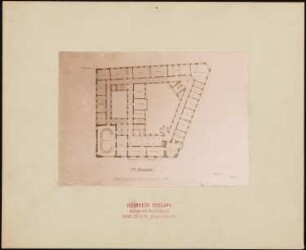 Rathaus, Elberfeld: Grundriss 1.OG