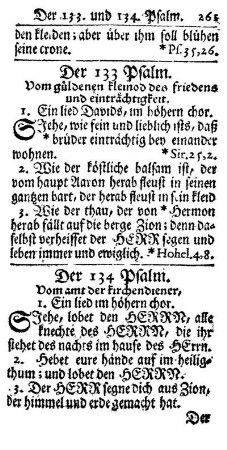 Der 133. Psalm