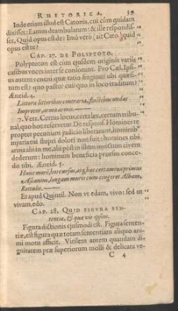 Cap. 28. Quid Figura Sententiae, & quae vis ipsius.