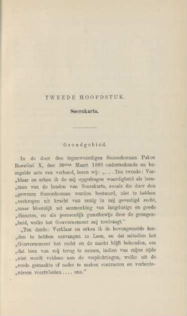 Tweede hoofdstuk