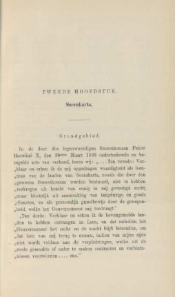 Tweede hoofdstuk