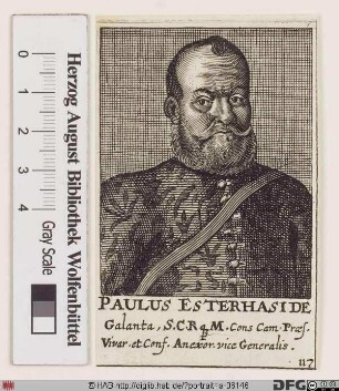 Bildnis Paul (Pál) I Eszterházy, Frhr. von Galántha