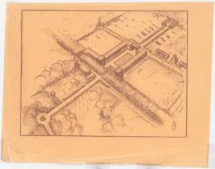 Deutsche Gartenbau- und Schlesische Gewerbe-Ausstellung (GUGALI), Liegnitz: Perspektivische Ansicht