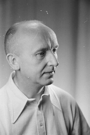 Porträt: Kurt Heine, Fotograf : Portret: Kurt Hajna, fotograf : Bautzen / Budyšin