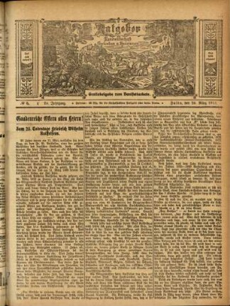 Ausgabe vom Sonntag, den 23. März 1913.