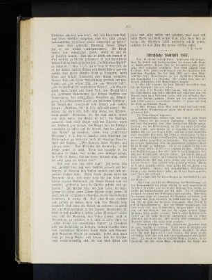 Kirchliche Statistik 1907
