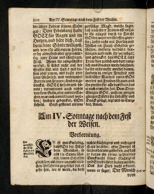 300-304, Vorbereitung; Eingang