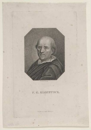Bildnis des F. G. Klopstock