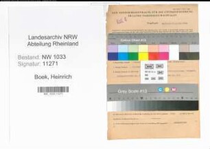 Entnazifizierung Heinrich Boek , geb. 18.04.1891 (Polizeibeamter)