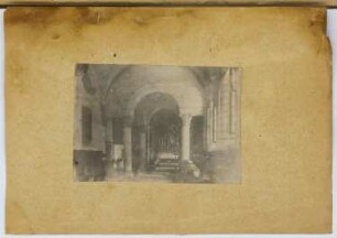 San Benedetto in Polirono, San Benedetto Po: Innenansicht (aus: Skizzen- und Fotoalbum 5)
