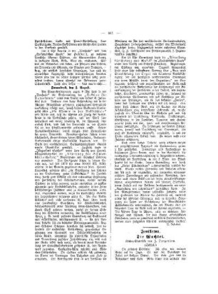 Feuilleton : die Wachtel ; (Schluß)