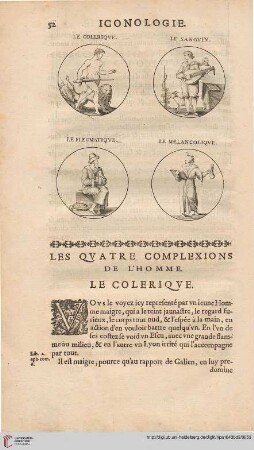 Les quatre complexions de l'homme