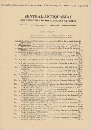 Nr. 331: Geisteswissenschaften