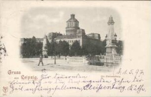 Gruss aus Leipzig: die Pleissenburg