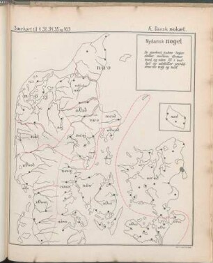 Særkort til § 31, 34, 35 og 103. Æ. Dansk nokæt.