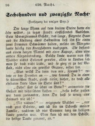 Sechshundert und zwanzigste Nacht