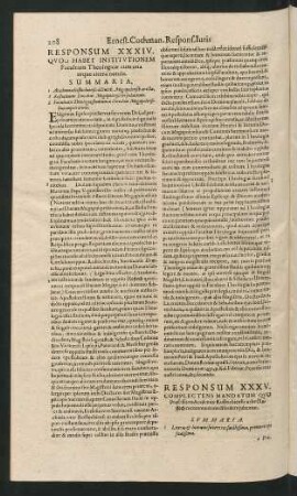 Responsum XXXV. - XXXVI.