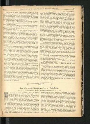Die Germania-Linoleumwerke in Bietigheim
