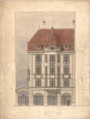 Pfann, Paul; München, Müllerstr. 9; Haus Rothmüller - Ansicht