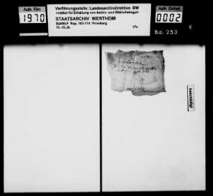 [Beilagen zur Amtsrechnung Virneburg Nr.1-23]