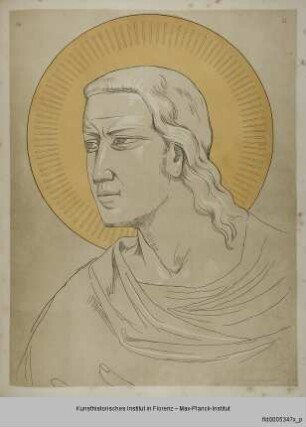 Der Apostel Thomas vom Abendmahl des Taddeo Gaddi