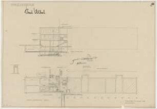Grund, Peter; Bad Vilbel; Ernst Reuter Schule - Block E (Grundriss Keller, Schnitt, Detail)