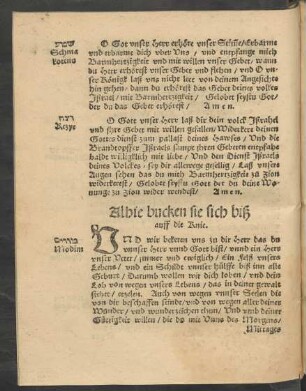 Alhie bucken sie sich biß auff die Knie.