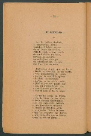 El mendigo