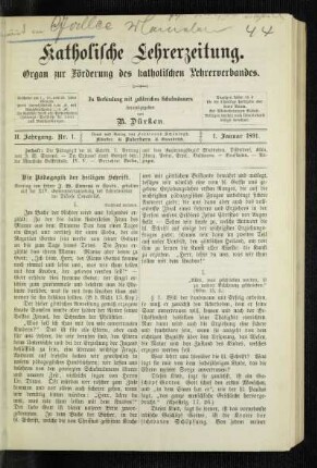¬Die¬ Pädagogik der heiligen Schrift : Vortrag, gehalten auf der XIV. Generalversammlung des Lehrervereins der Diöcese Osnabrück