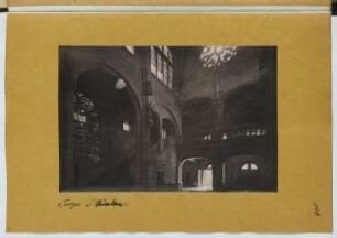 St. Nicolas, Troyes: Innenansicht (aus: Skizzen- und Fotoalbum 10)