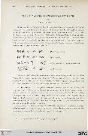 16: Notes d'épigraphie et d'archéologie assyriennes, [3]