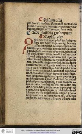 De iustitia principum, capitulum xliiii.