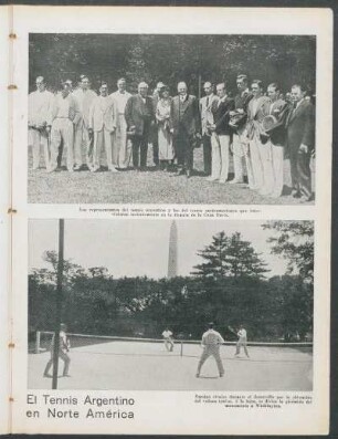 El tennis argentino en Norte America