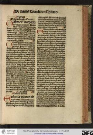 CXXXII. De sanctis Cornelio et Cypriano.