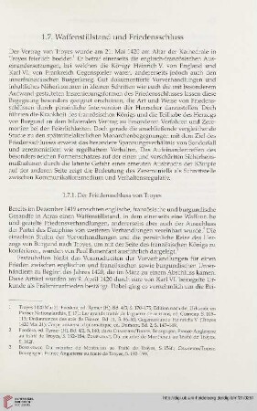 1.7. Waffenstillstand und Friedensschluss