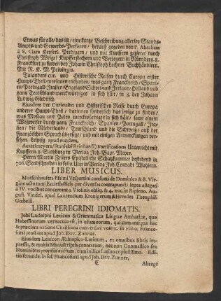 Liber Musicus.