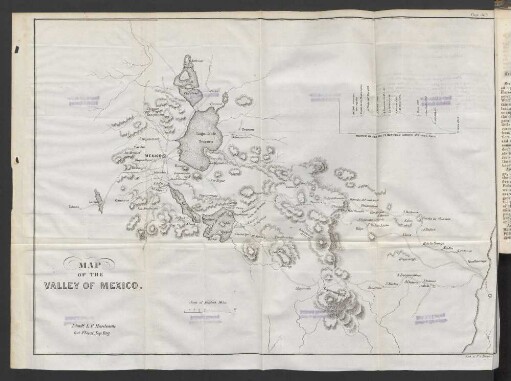 Map of the Valley of Mexico