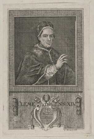 Bildnis des Papst Clemens XIV.