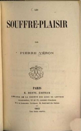 Les souffre-plaisir