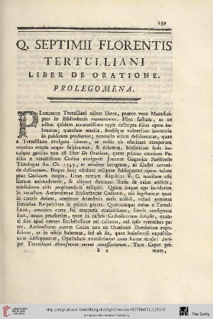 Prolegomena