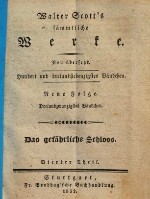 Das gefährliche Schloß, 4
